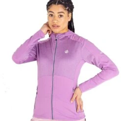 Dare 2B Womens Ritual II Core Stretch Full Zip Hoodie -Sporty Tops Sales dwl490 xzf 01 1