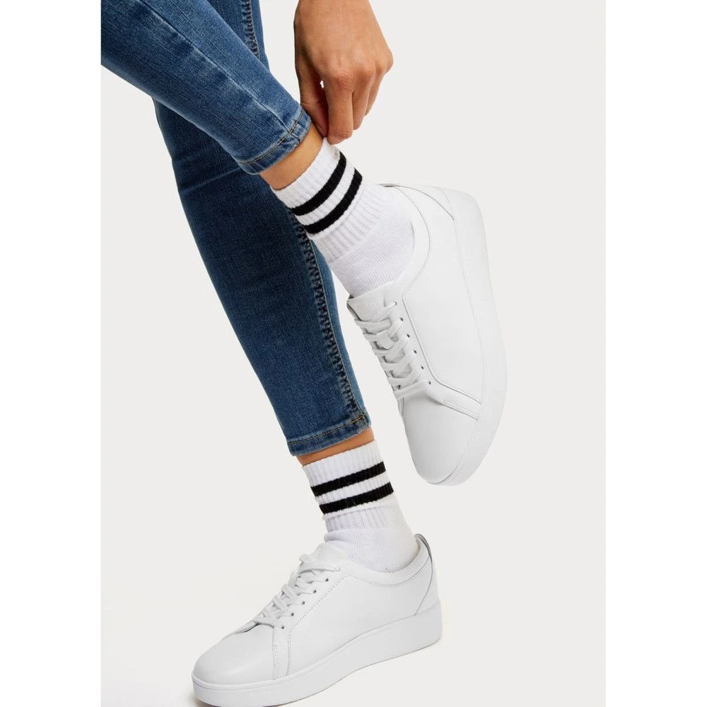 FitFlop Womens Rally Leather Trainers 11 FitFlop Womens Rally Leather Trainers - Image 9