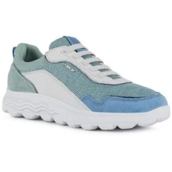 Geox Womens Spherica Breathable Leather Sports Trainers