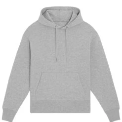 GreenT Mens Organic Cotton Slammer Heavy Pullover Hoodie -Sporty Tops Sales grn141 hgre 02
