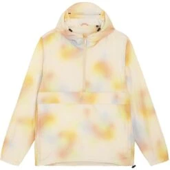 GreenT Mens Recycled Polyester Speeder AOP Half Zip Hoodie -Sporty Tops Sales grn181 vrai 02