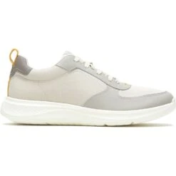 Hush Puppies Mens Elevate Lace Up Leather Trainers 18 Hush Puppies Mens Elevate Lace Up Leather Trainers -Sporty Tops Sales hus524 grey 02