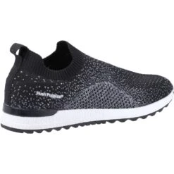 Hush Puppies Womens Ennis Lightweight Slip On Trainers -Sporty Tops Sales hus529 black 03