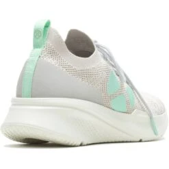 Hush Puppies Womens Spark Lace Up Cushioned Trainers -Sporty Tops Sales hus613 grey 03