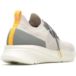 Hush Puppies Mens Spark Slip On Lace Up Trainers -Sporty Tops Sales hus614 grey 03