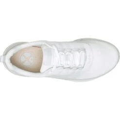 Hush Puppies Womens Elevate Lace Up Sporty Trainers -Sporty Tops Sales hus686 white 05