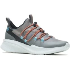 Hush Puppies Mens Spark Bungee Lightweight Slip On Trainers 17 Hush Puppies Mens Spark Bungee Lightweight Slip On Trainers -Sporty Tops Sales hus718 grey 01