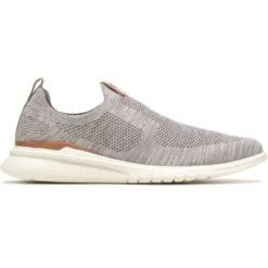 Hush Puppies Mens Advance Slip On Trainers -Sporty Tops Sales hus755 grey 04