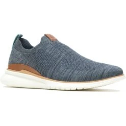 Hush Puppies Mens Advance Slip On Trainers -Sporty Tops Sales hus755 navy 01
