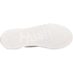 Hush Puppies Womens Brooke Canvas Trainers -Sporty Tops Sales hus756 pink 03