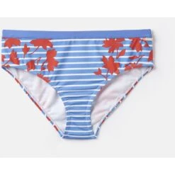 Joules Womens Kendra Contouring Support Fit Swimming Pants -Sporty Tops Sales jou1428 blueflobrd 03