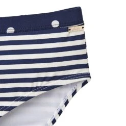 Joules Womens Kendra Contouring Support Fit Swimming Pants -Sporty Tops Sales jou1428 navystripe 03