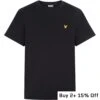 Lyle & Scott Mens Martin Short Sleeve Crew Neck Wicking T-Shirt -Sporty Tops Sales lyl016