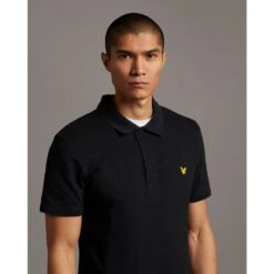 Lyle & Scott Mens Sport Short Sleeve Wicking Polo Shirt -Sporty Tops Sales lyl044 572 04