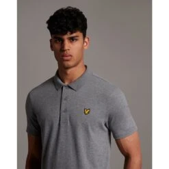 Lyle & Scott Mens Sport Short Sleeve Wicking Polo Shirt -Sporty Tops Sales lyl044 t28 04