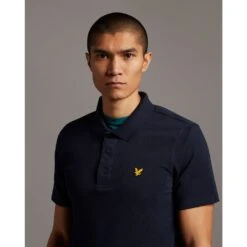 Lyle & Scott Mens Sport Short Sleeve Wicking Polo Shirt -Sporty Tops Sales lyl044 z05 04