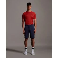 Lyle & Scott Mens Lightweight Wicking Training Shorts -Sporty Tops Sales lyl049 z159 04