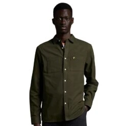 Lyle & Scott Mens Brushed Twill Long Sleeve Casual Shirt
