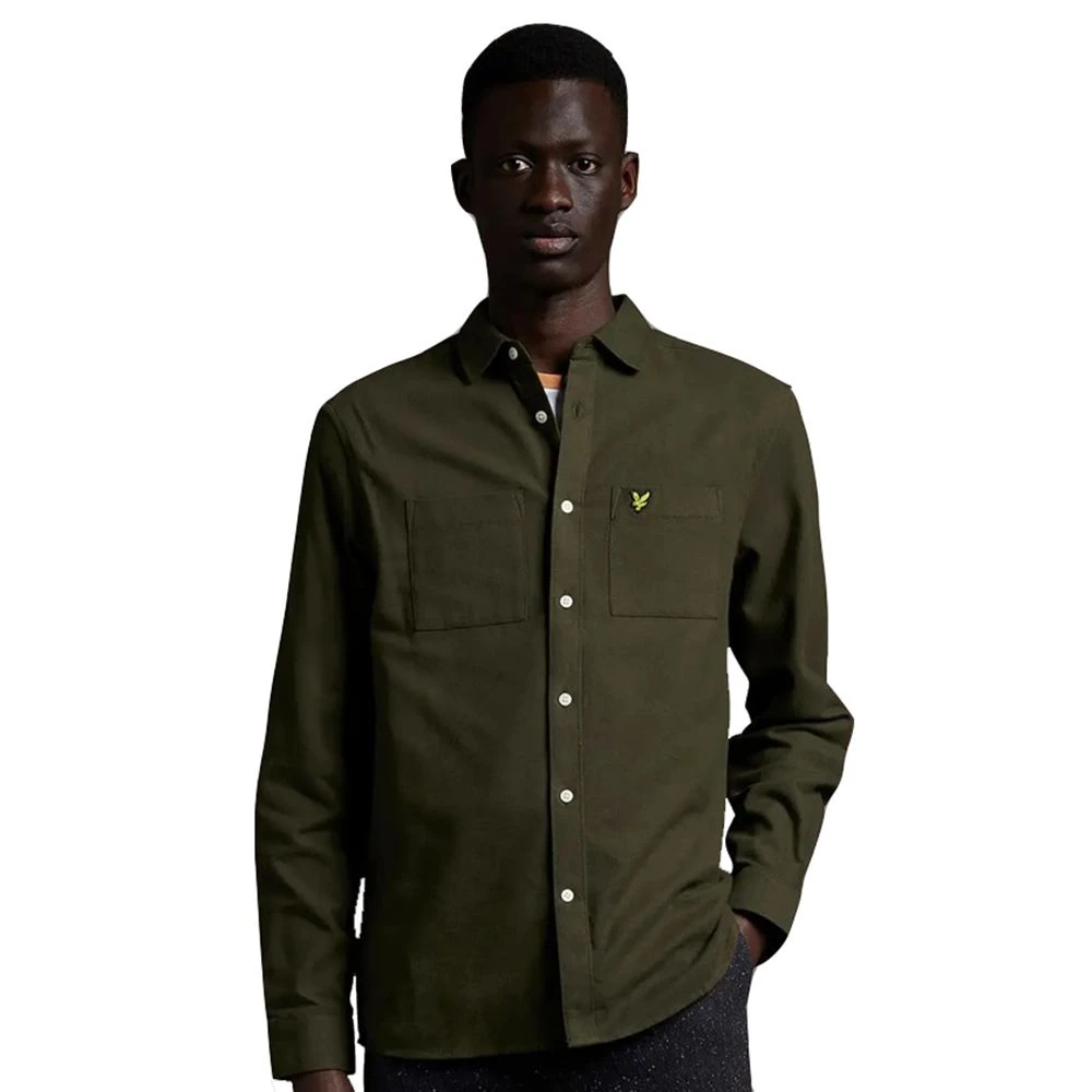 Lyle & Scott Mens Brushed Twill Long Sleeve Casual Shirt 3 Lyle & Scott Mens Brushed Twill Long Sleeve Casual Shirt