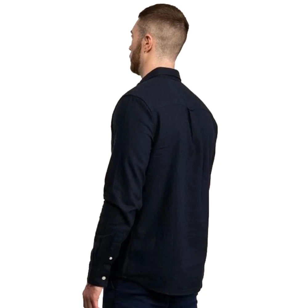 Lyle & Scott Mens Brushed Twill Long Sleeve Casual Shirt 7 Lyle & Scott Mens Brushed Twill Long Sleeve Casual Shirt - Image 5