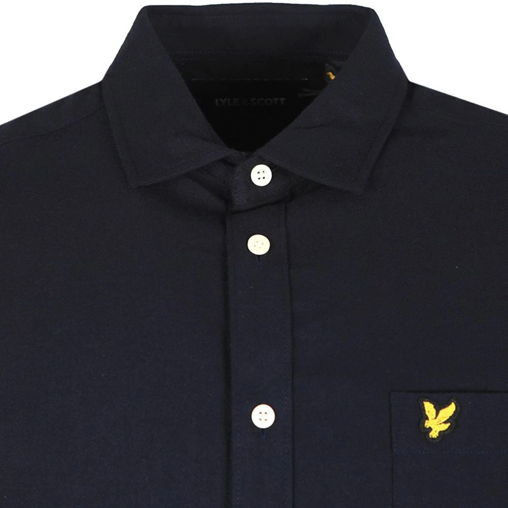 Lyle & Scott Mens Brushed Twill Long Sleeve Casual Shirt 11 Lyle & Scott Mens Brushed Twill Long Sleeve Casual Shirt - Image 9