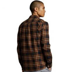 Lyle & Scott Mens Check Flannel Long Sleeve Casual Shirt -Sporty Tops Sales lyl098 z865 02