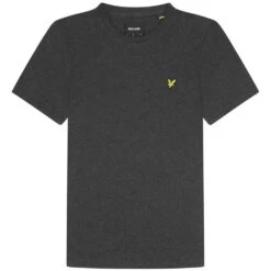 Lyle & Scott Mens Plain Regular Fit Cotton T Shirt -Sporty Tops Sales lyl114 398 03