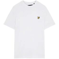 Lyle & Scott Mens Plain Regular Fit Cotton T Shirt -Sporty Tops Sales lyl114 626 03