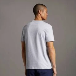 Lyle & Scott Mens Plain Regular Fit Cotton T Shirt -Sporty Tops Sales lyl114 d24 02