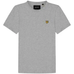 Lyle & Scott Mens Plain Regular Fit Cotton T Shirt -Sporty Tops Sales lyl114 d24 03