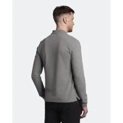 Lyle & Scott Mens Long Sleeve Collared Polo Shirt -Sporty Tops Sales lyl129 t28 02 1