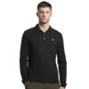 Lyle & Scott Mens Long Sleeve Collared Polo Shirt -Sporty Tops Sales lyl129 z865 01