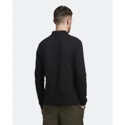 Lyle & Scott Mens Long Sleeve Collared Polo Shirt -Sporty Tops Sales lyl129 z865 02 1