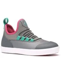 Muck Boots Girls Summer Solstice Bungee Trainer Shoes -Sporty Tops Sales muc145 grey 01