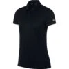 Nike Womens Victory Moisture Wicking Short Sleeve Polo Shirt -Sporty Tops Sales nk264 bksi 01