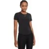 Nike Womens One Luxe Dri-FIT Short Sleeve Standard Fit Top -Sporty Tops Sales nk377 bkrs 01