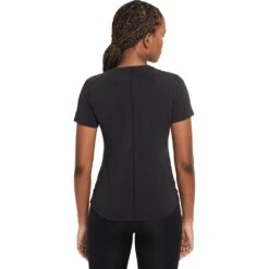Nike Womens One Luxe Dri-FIT Short Sleeve Standard Fit Top -Sporty Tops Sales nk377 bkrs 02