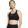 Nike Womens Dri-FIT Swoosh One Piece Sports Bra 1 Nike Womens Dri-FIT Swoosh One Piece Sports Bra -Sporty Tops Sales nk379 bkwh 01