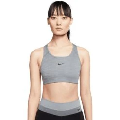 Nike Womens Dri-FIT Swoosh One Piece Sports Bra 16 Nike Womens Dri-FIT Swoosh One Piece Sports Bra -Sporty Tops Sales nk379 sghb 01