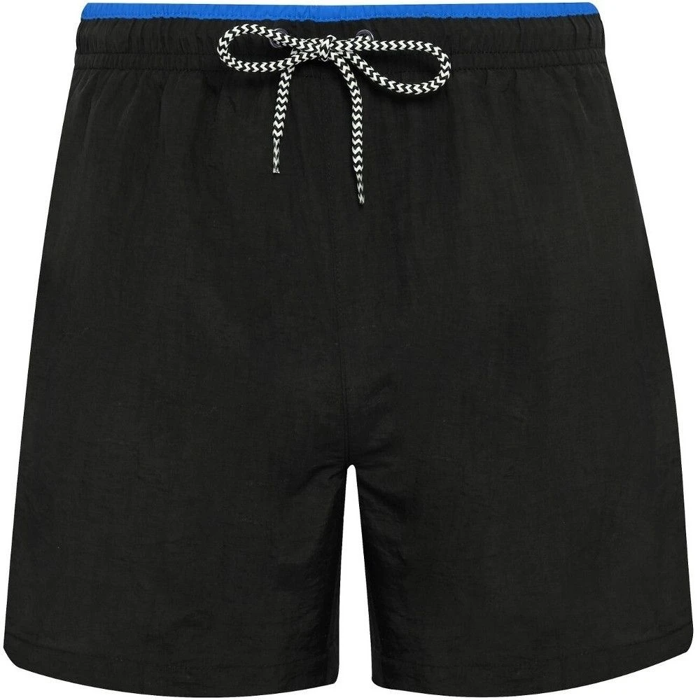 Outdoor Look Mens Sparky Contrast Elasticated Swim Shorts 4 Outdoor Look Mens Sparky Contrast Elasticated Swim Shorts - Image 2