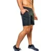 Outdoor Look Mens Lightweight Training Mid Length Shorts -Sporty Tops Sales odl198 blac 01