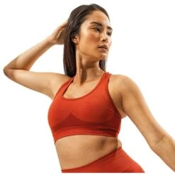 Outdoor Look Womens Seamless 3D Fit Multi Sport Bra -Sporty Tops Sales odl317 rust 01