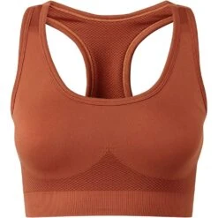 Outdoor Look Womens Seamless 3D Fit Multi Sport Bra -Sporty Tops Sales odl317 rust 03