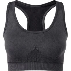 Outdoor Look Womens Seamless 3D Fit Multi Sport Denim Bra -Sporty Tops Sales odl319 bkde 01