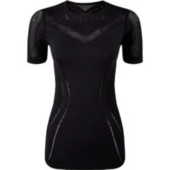 Outdoor Look Womens Seamless 3D Fit Multi Sport Reveal Top -Sporty Tops Sales odl321 blac 03