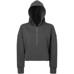 Outdoor Look Womens Half Zip Oversized Lightweight Hoodie 12 Outdoor Look Womens Half Zip Oversized Lightweight Hoodie -Sporty Tops Sales odl411 char 01