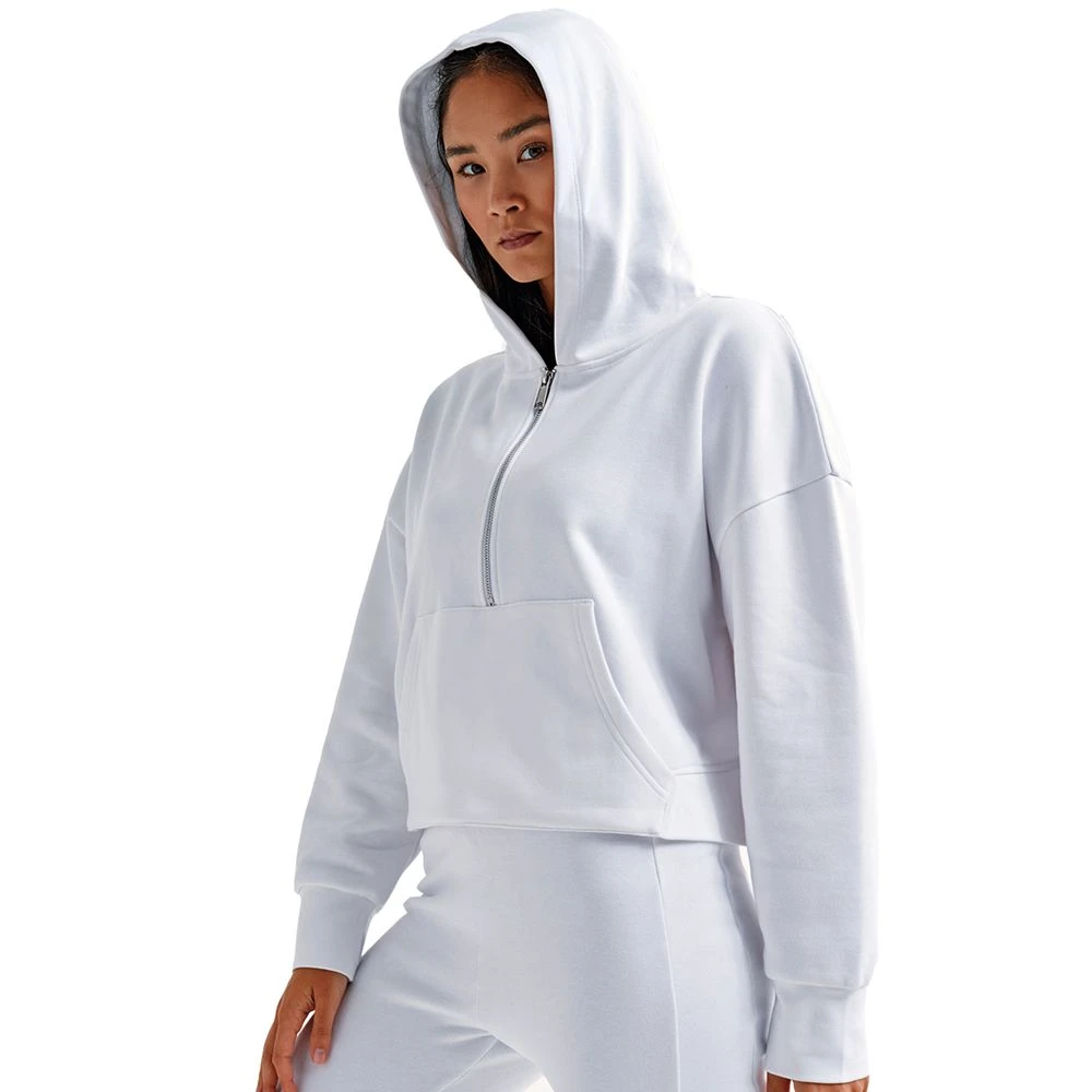 Outdoor Look Womens Half Zip Oversized Lightweight Hoodie 9 Outdoor Look Womens Half Zip Oversized Lightweight Hoodie - Image 7