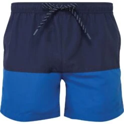 Outdoor Look Mens Block Colour Zipped Swim Shorts -Sporty Tops Sales odl472 nyrb 01