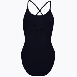 Puma Womens V-Neck Crossback Durable Swimsuit -Sporty Tops Sales pum062 001 04