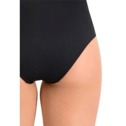 Puma Womens V-Neck Crossback Durable Swimsuit -Sporty Tops Sales pum062 200 08